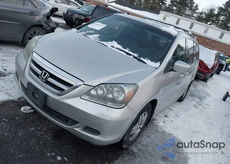 2006 Honda Odyssey Ex из США, поврежденный, VIN 5FNRL38436B441445